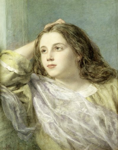 Meditation, 1873 by William Dobson